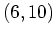 $ (6,10)$