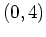 $ (0,4)$